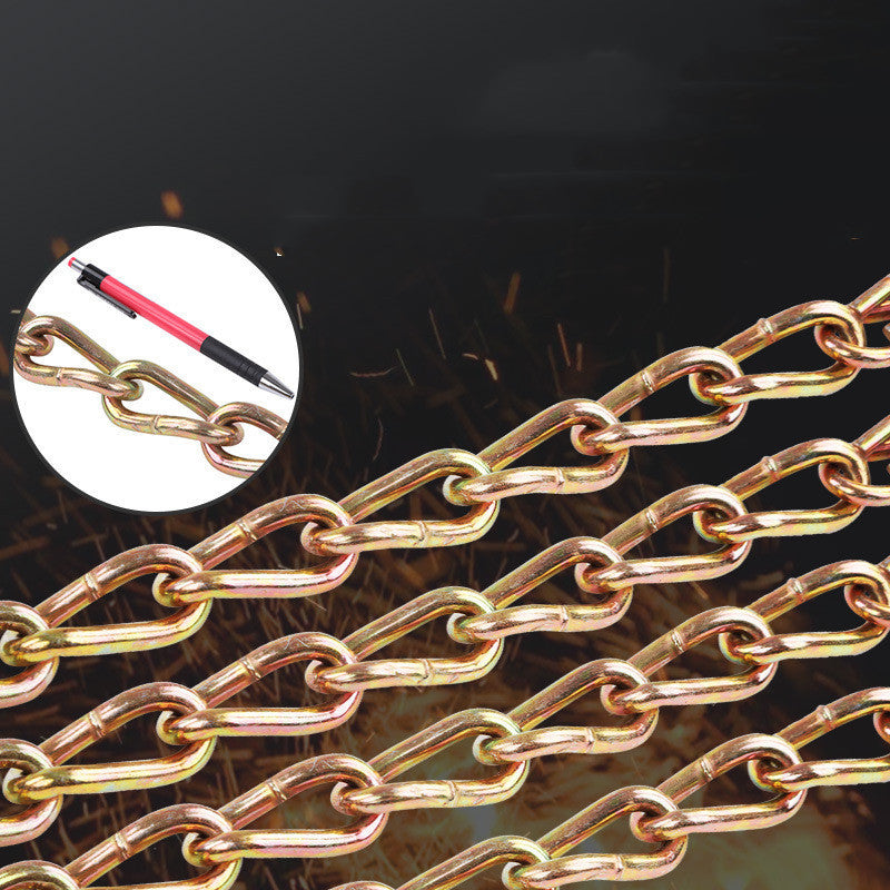 Motors Fixer Universal Car Snow Chain – Manganese Steel Anti-Slip Tire Chain for Snow, Ice & Mud