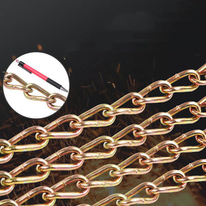 Motors Fixer Universal Car Snow Chain – Manganese Steel Anti-Slip Tire Chain for Snow, Ice & Mud