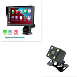 Motors Fixer 7" Car Smart Screen with Wireless Car Play & Android Auto, Touchscreen Navigation, Music, Voice Control, FM & AUX Support