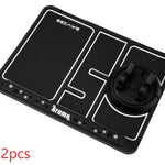 Motors Fixer 4-in-1 Non-Slip Car Phone Pad with Parking Number Card, Aromatherapy, Phone Holder & Sticky Mat – Anti-Slide Dashboard Mount