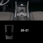 Motors Fixer TPU Car Interior Decoration Film – Transparent & Carbon Fiber Protective Stickers for Dash, Gear, Screen, and Buttons