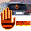 Motors Fixer Funny LED Gesture Car Light – Remote-Controlled Finger Sign Lamp with 3 Modes