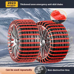 Motors Fixer Emergency Plastic Tire Non-Slip Chain – Universal Anti-Skid Snow Band for Car Tires Quick Install Traction Belt (1–40PCS)
