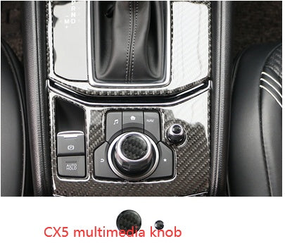 Motors Fixer TPU Car Interior Decoration Film – Transparent & Carbon Fiber Protective Stickers for Dash, Gear, Screen, and Buttons